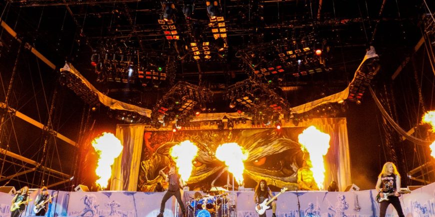 Iron Maiden på spelning